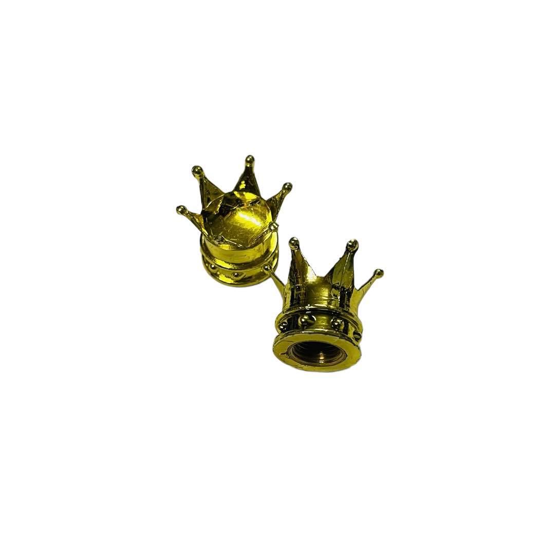 Gold Crown Valve Caps