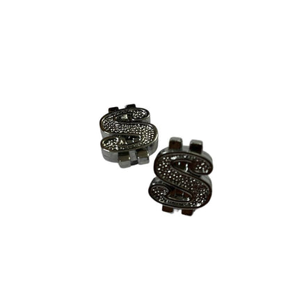 Chrome Dollar $ Sign Valve Caps