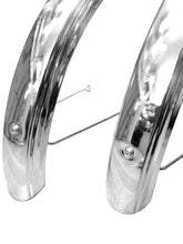 Load image into Gallery viewer, 20&quot; Retro Fender with Line Work Chrome
