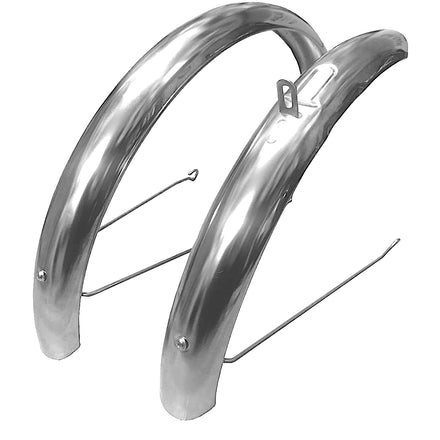 20" Classic Vintage Stainless Steel Fenders