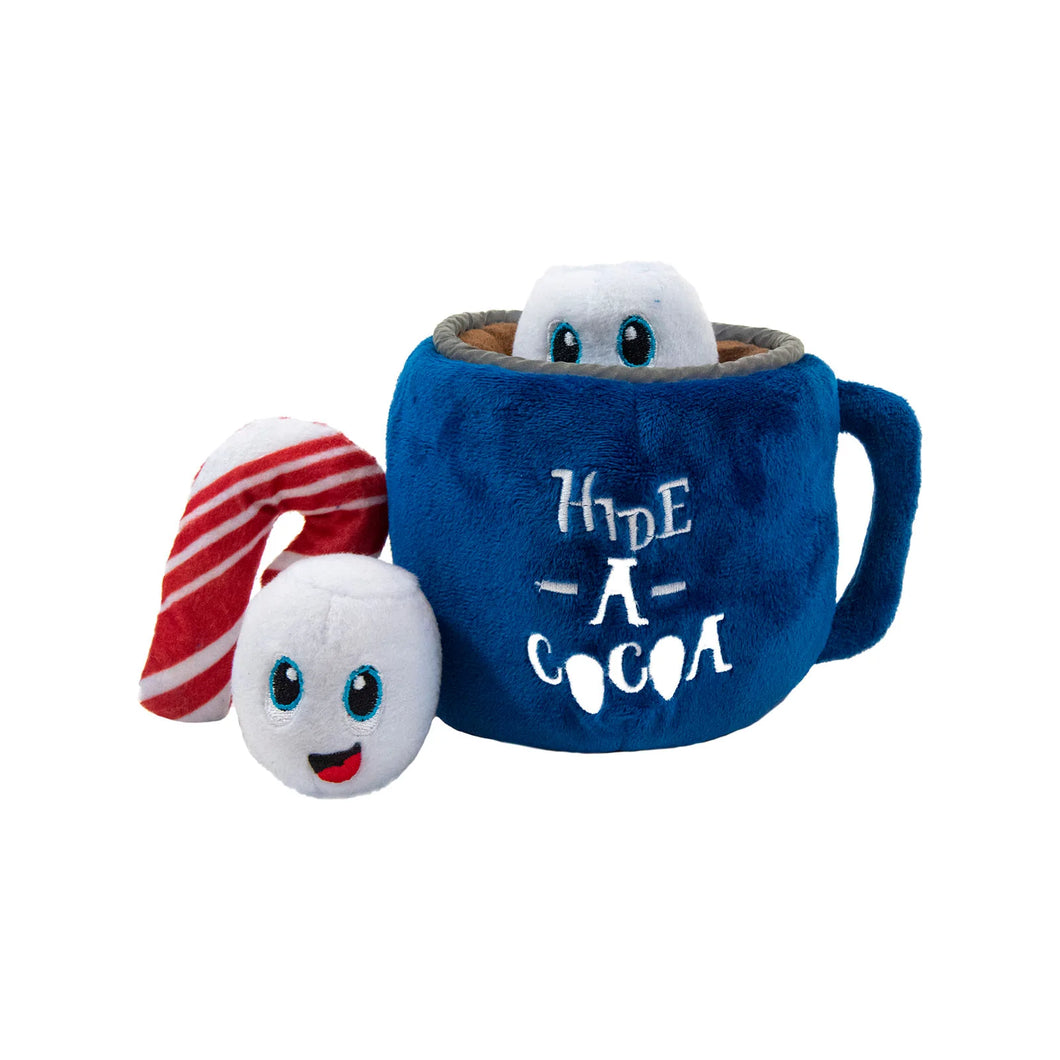 Outward Hound Holiday Burrow - Hide-a-Cocoa Toy