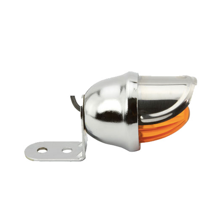 Mini Bee Light With Visor Amber Wired