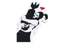 Load image into Gallery viewer, Wall Clock &quot;Bomb Hugger&quot; Brandalism
