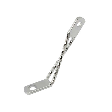 Double Twisted Light Bracket Chrome
