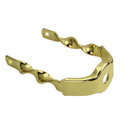 Spring Fork Flat Twisted Extended Crown Gold