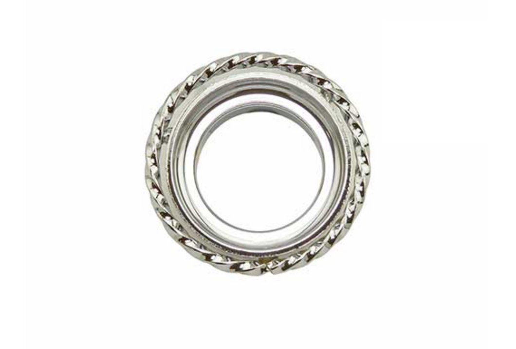 Lowrider Square Twisted Headset Cup Chrome