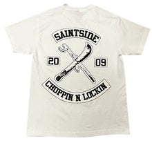 Load image into Gallery viewer, Saint Side - Choppin&#39; &amp; Lockin&#39; T-shirt White 23

