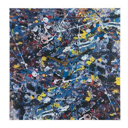 SYNC - WALL CLOCK "Jackson Pollock Studio" made by KARIMOKU