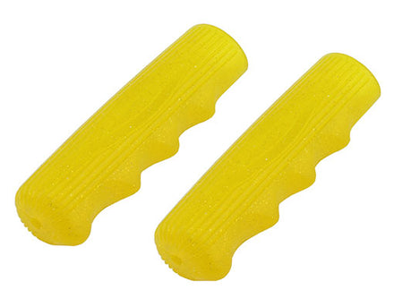 Kraton Rubber Sparkle Glitter Handlebar Grips Yellow