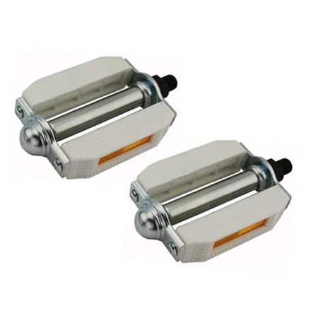 Block PVC Pedals 1/2" White