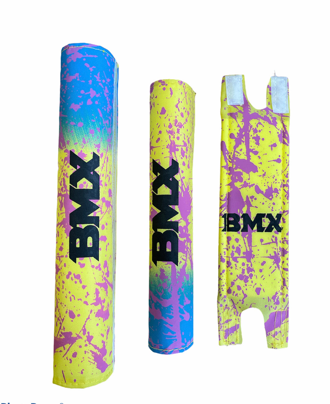 Phillips BMX Safety Pad Set Blue Yellow Pink