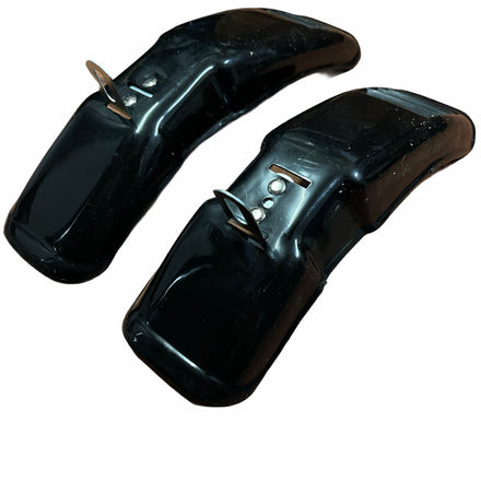 MX Moto Fender Small with Louvres Black