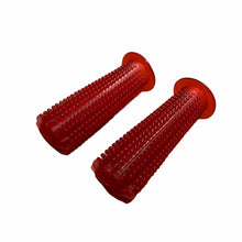 Load image into Gallery viewer, Spiky Handlebar Grips Red NOS
