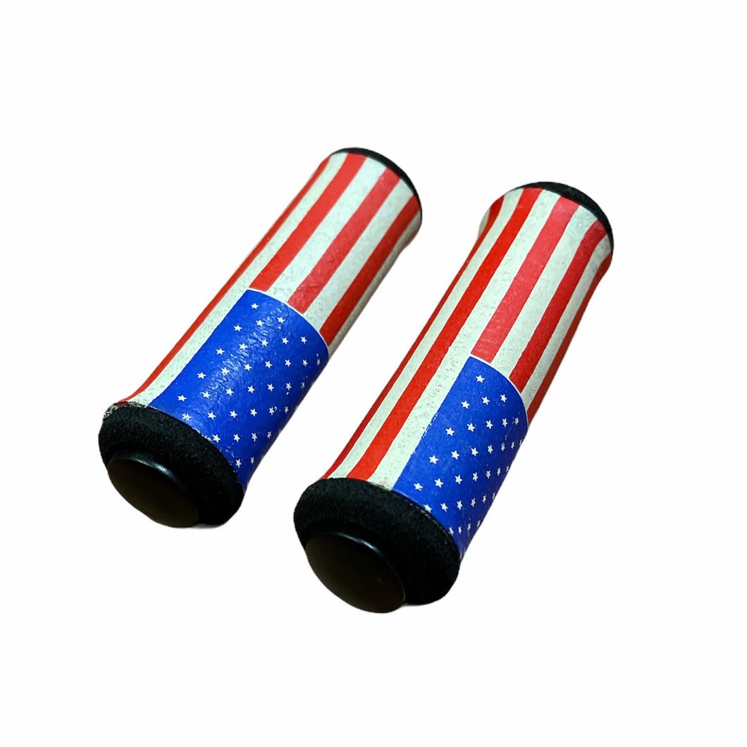 USA Flag Handlebar Grips
