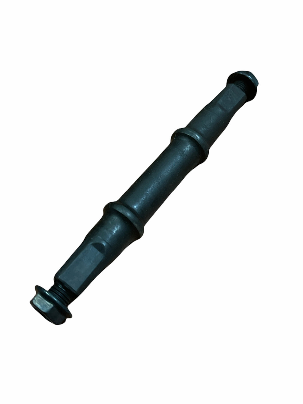 Axle - 132mm Length Black Tapered with Nuts