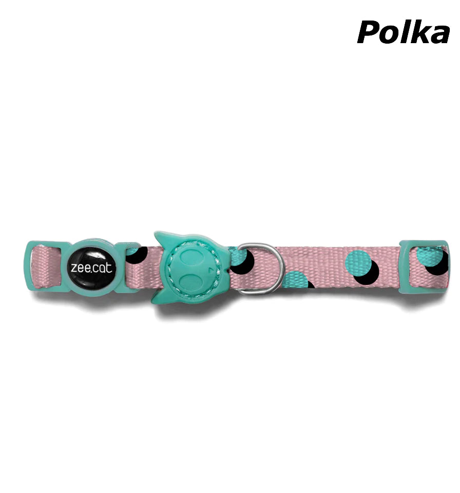 Zee.Dog - Polka Dot Cat Collar