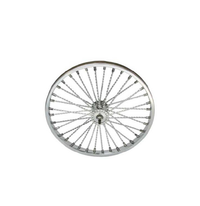 20" 36 Twisted Spoke Front Wheel Chrome