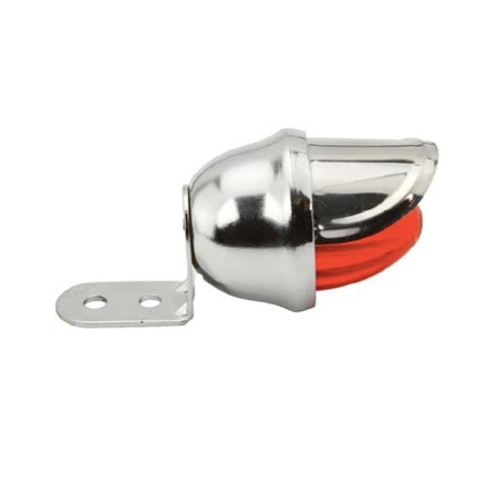 Mini Bee Light With Visor Red Battery Operated