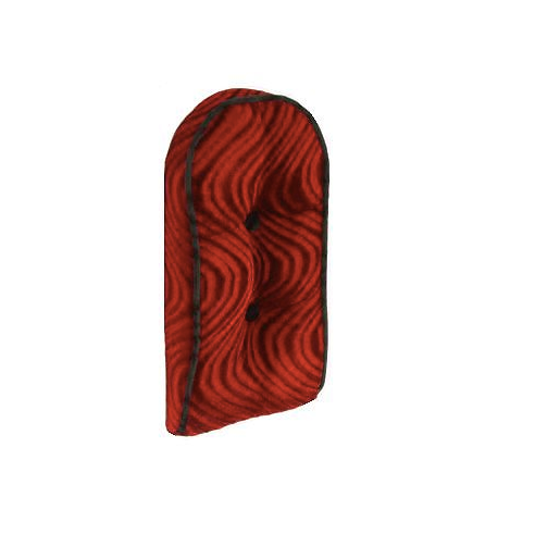 Sissy Bar Back Cushion Velour Red