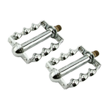 Flat Twisted Pedals 1/2" Chrome
