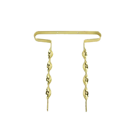 20" Lowrider Bumper for Front or Rear, Flat Twist Gold