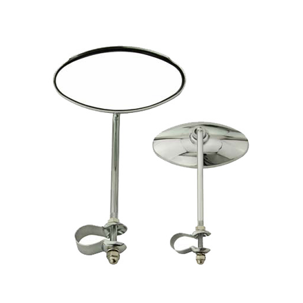 Oval Mirror Chrome