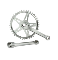 3 Piece Crank 44T 7" Length Chrome