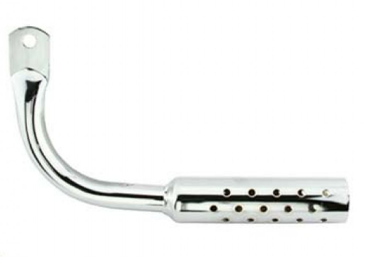 Muffler with Holes Chrome
