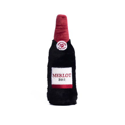 Zippy Paws Happy Hour Crusherz Toy – Merlot Red Wine