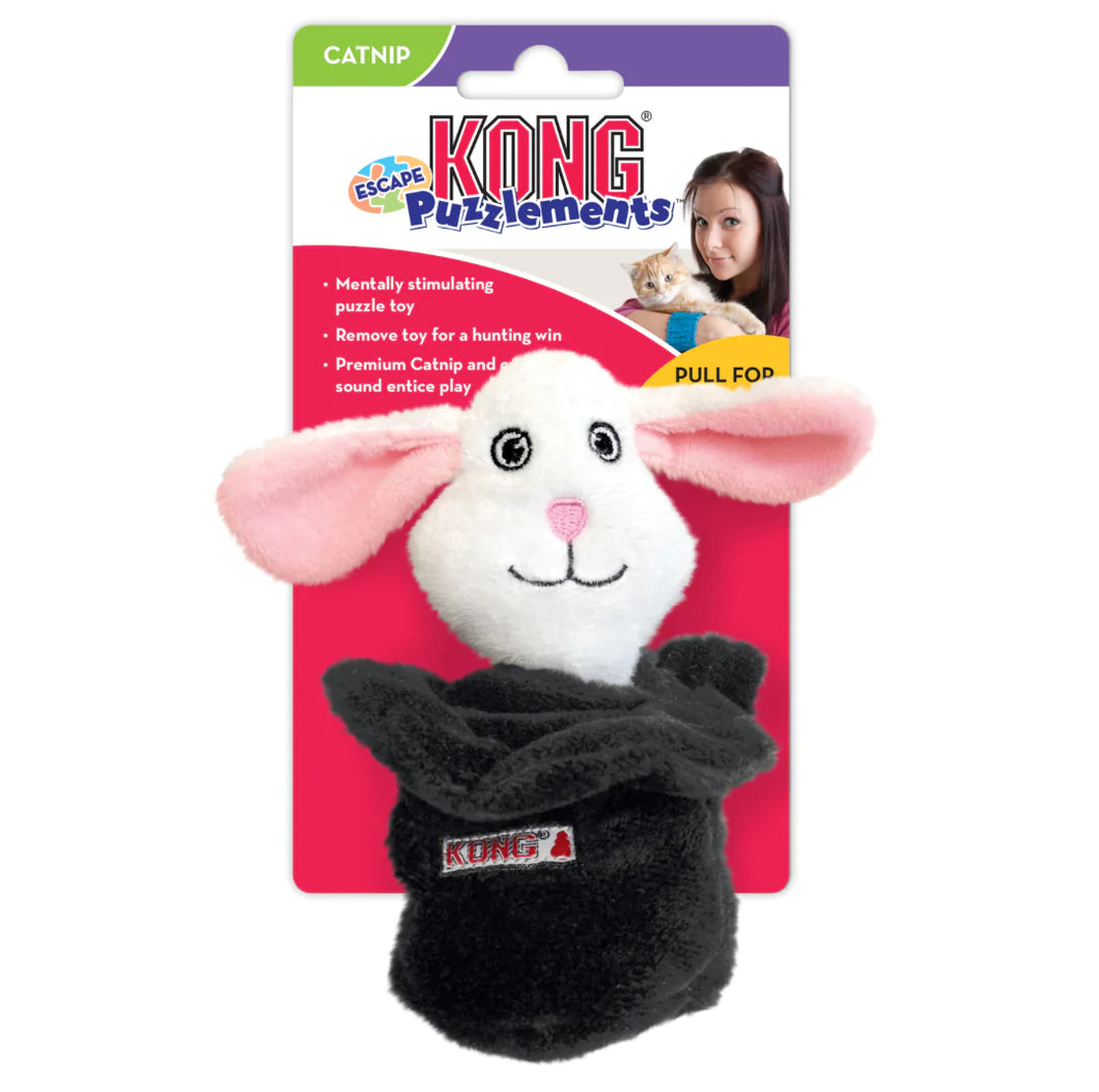 KONG - Puzzlement Escape Rabbit in a Hat Cat Toy