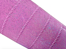 Load image into Gallery viewer, 20&quot; Banana Saddle Seat Vinyl Sparkle Pink
