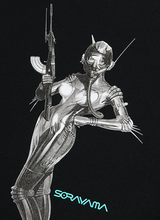 Load image into Gallery viewer, Sync Hajime Sorayama Command Long Sleeve Black
