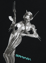 Sync Hajime Sorayama Command Long Sleeve Black