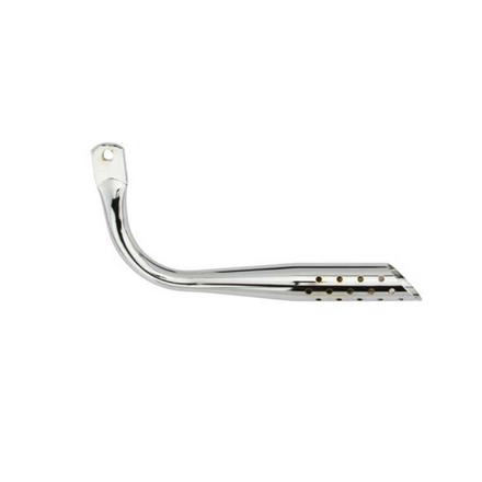 Oblique Muffler with Holes Chrome