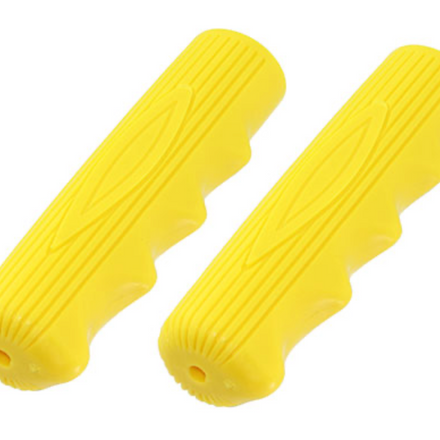 Kraton Rubber Handlebar Grips Yellow