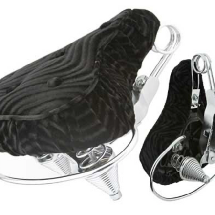 Beach Cruiser Saddle Seat Velour Black