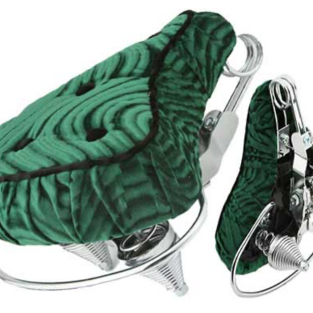 Beach Cruiser Saddle Seat Velour Green