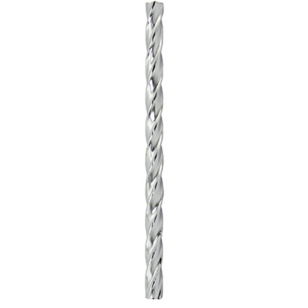 Steel Twisted Seat Post Pilar 22.2mm x 350mm Chrome