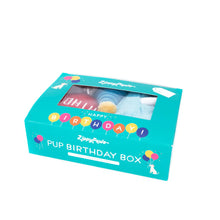 Load image into Gallery viewer, Zippy Paws - Pup Birthday Toy Box Blue

