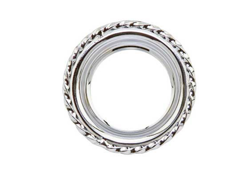 Square Twisted Bottom Bracket Cup Chrome
