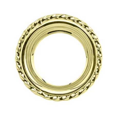 Square Twisted Bottom Bracket Cup Gold
