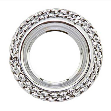 Double Square Twisted Bottom Bracket Cup Chrome
