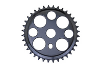 36T Plain Chain Ring Black