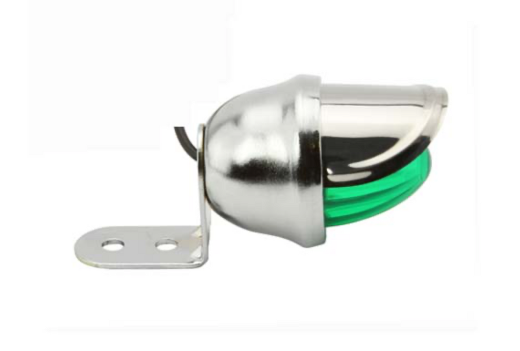 Mini Bee Light With Visor Green Wired