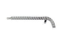 20" Lowrider Triple Square Twisted Chain Guard Chrome