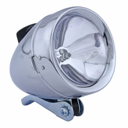Bullet Light 3 LED Battery Operated Chrome
