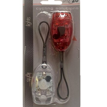 Six20 Elastic LED Light Set Front and Rear