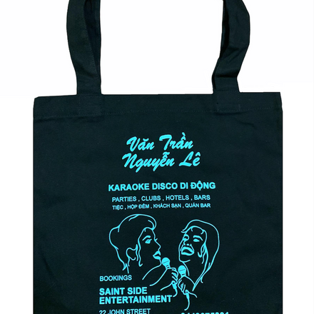Saint Side - Karaoke Disco Tote Navy