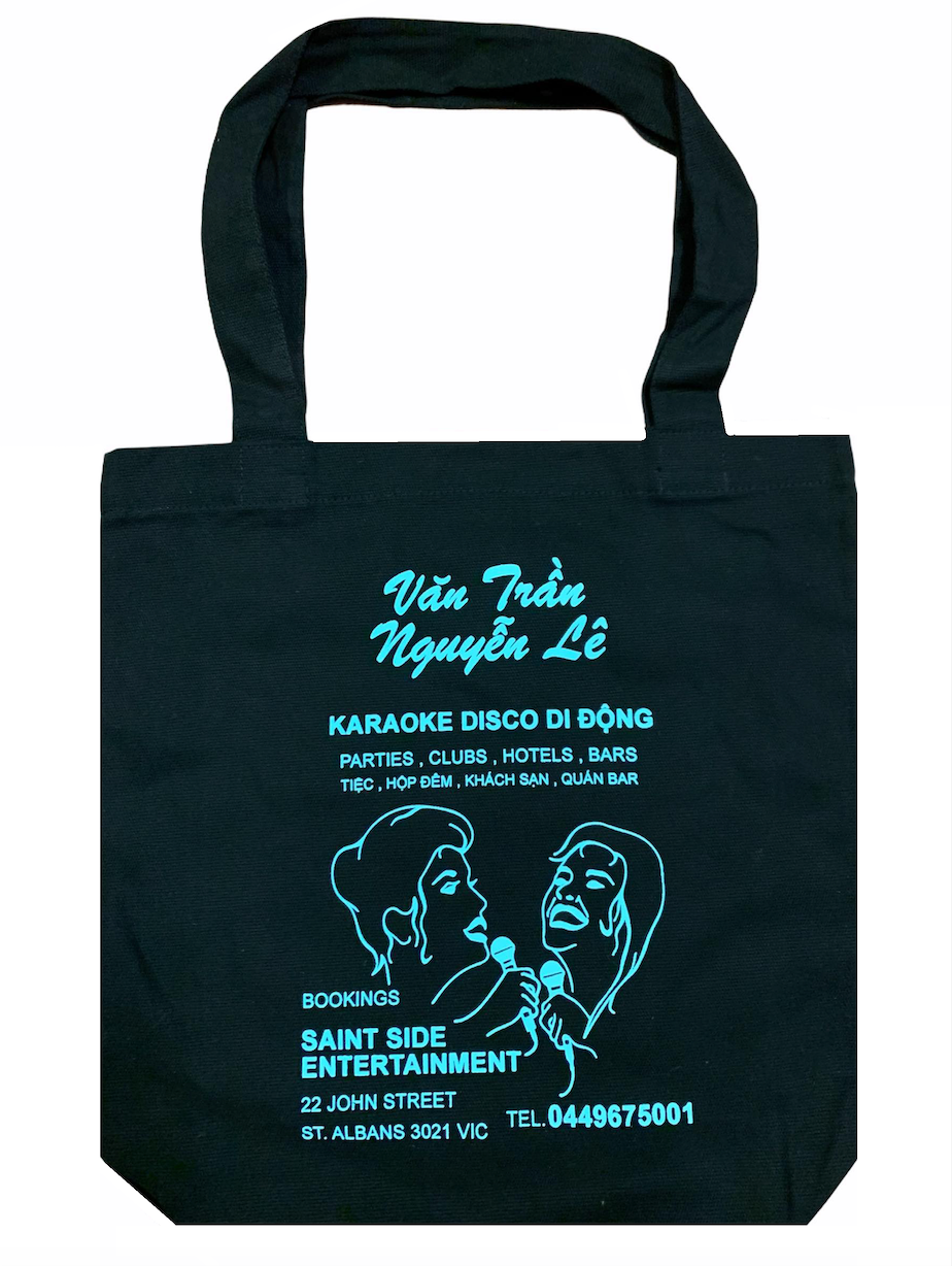 Saint Side - Karaoke Disco Tote Navy