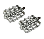 Double Flat Twist Pedals 1/2" Chrome